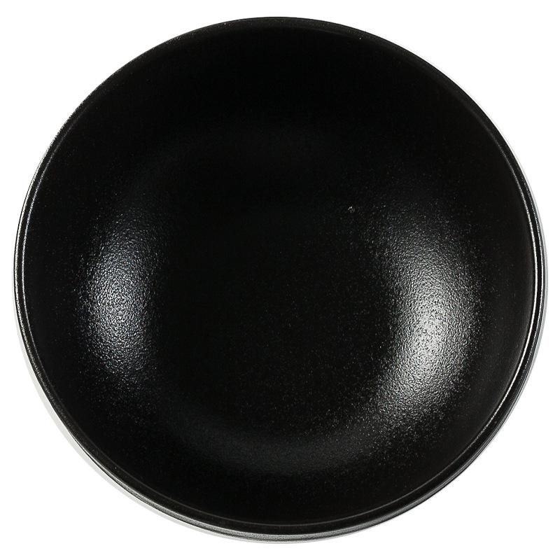 Keramikschale geprägt Felsmuster Reisschale Neue Unterglasurfarbe Suppen-Nudelschale Dessert Haferflocken Kleine Schale für den Heimgebrauch