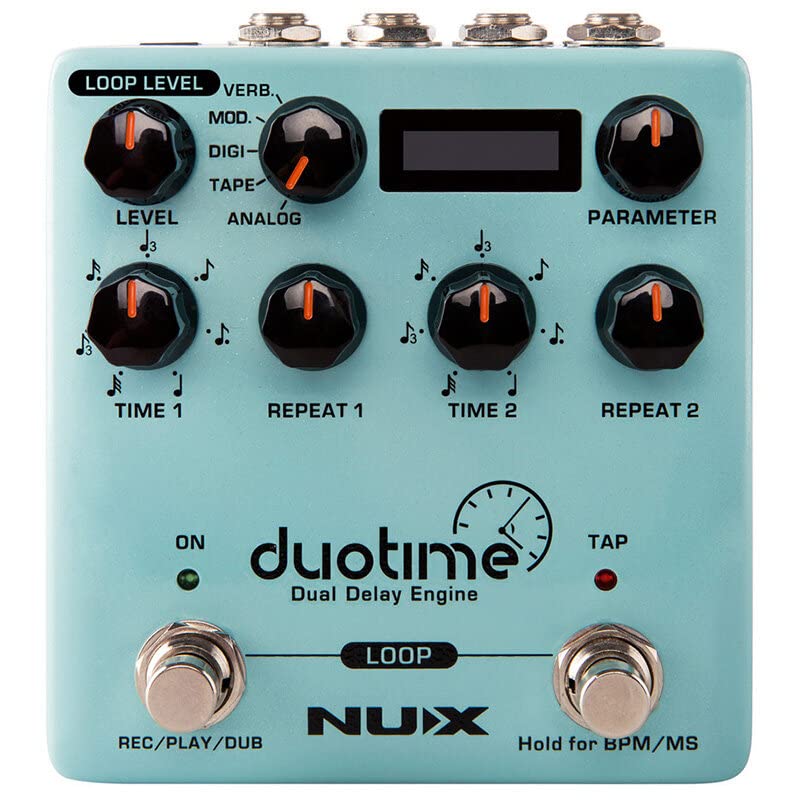 

NUX Duo time NDD-6 Dual Delay Engine Duo time delay looper function