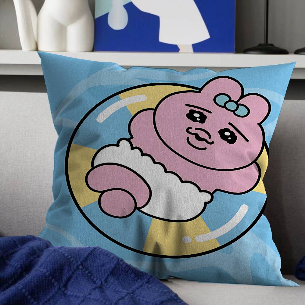 O-Opanchu Usagi Personalized Pillow Cover Kids Bedroom Wild Party Decor Pillowcase kid Birthday shower Gift