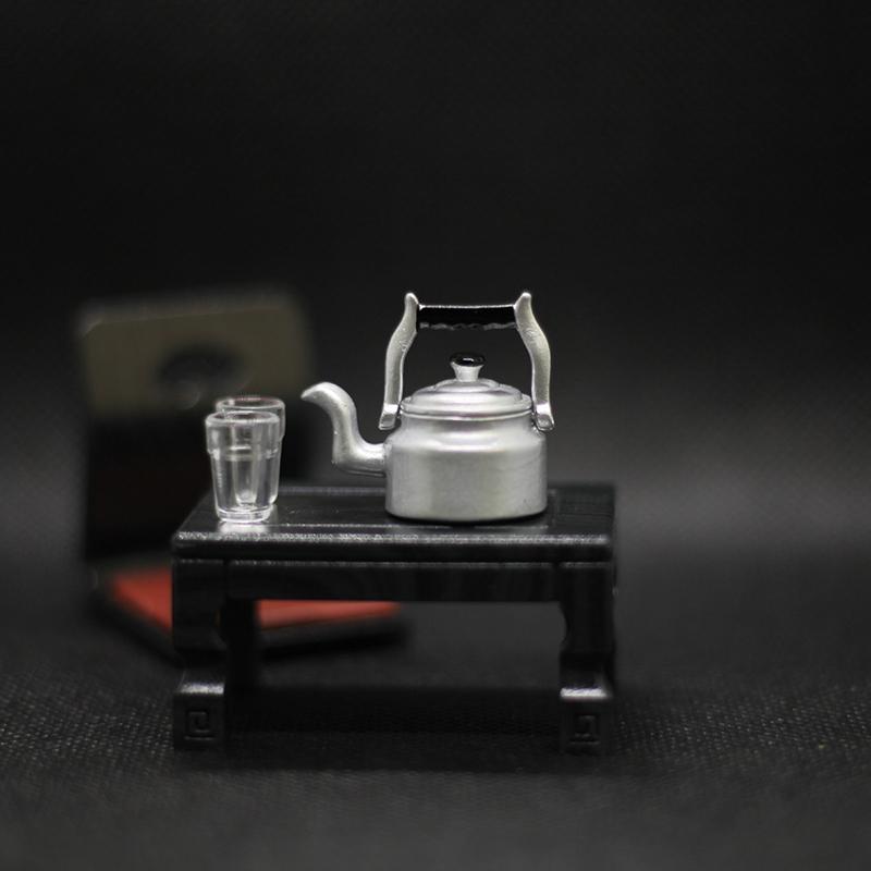 Miniatur, Puppenhauszubehör, Miniatur-Replik Mini-Küchenutensilien, Kessel, Spielzeug