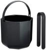 Chatani Sangyo Acrylic Ice Bucket (with Tongs) Black 122-016