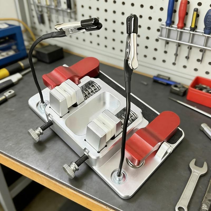 Welding Wire Fixing Fixture for LED Circuit Board Repair Heat Resistant Clamp with Alligator Clip Soldering Repair