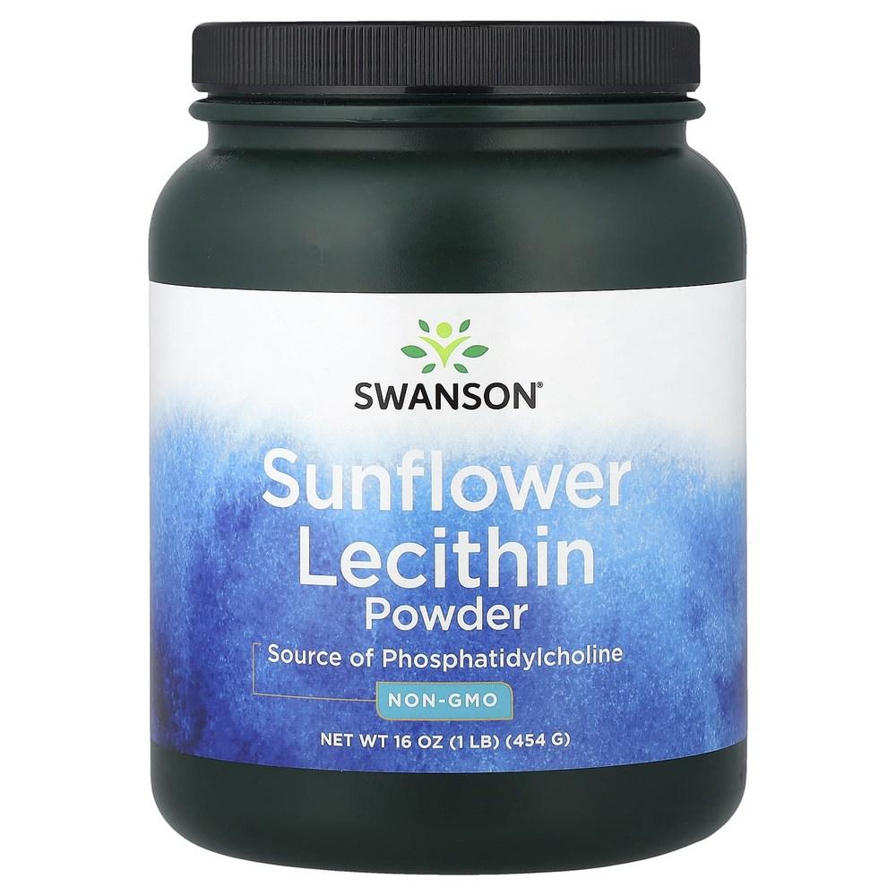 Swanson Sunflower Lecithin Powder 454g 3 Pcs Basic