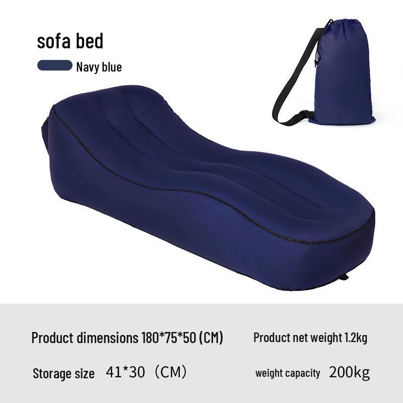 Inflatable Portable Air Lounger Beach Sofa - Outdoor Lazy Nap Bed