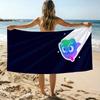 Cartoon D-Duolingo AI Towel Beach Towel Oversized Quick Dry Towel Absorbent Soft Swim BeachTowels for Men Women