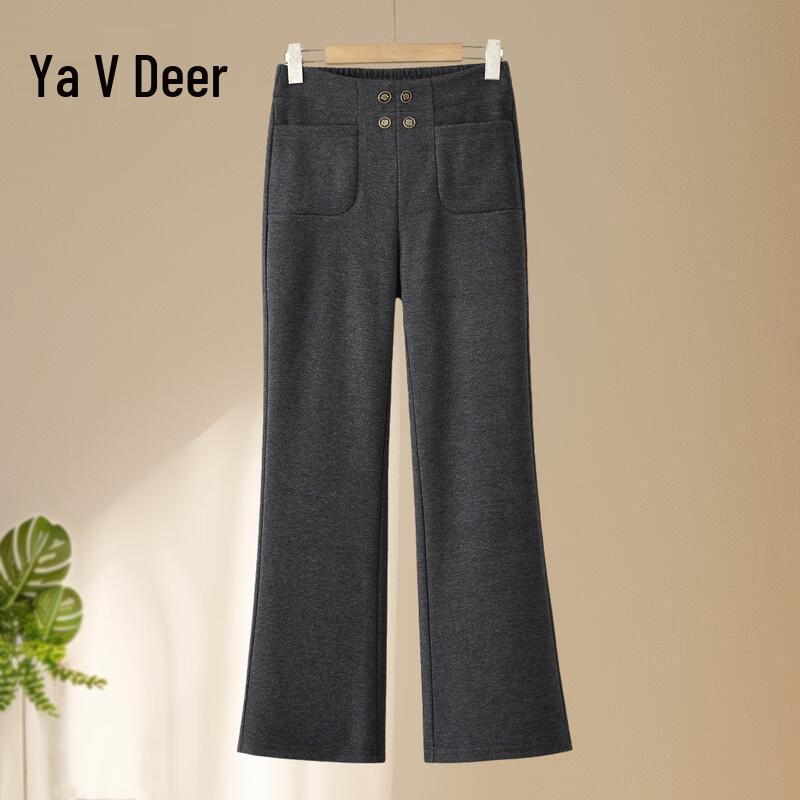 Yalu Mid-Aged Women s Casual Straight-Leg Pants 3XL