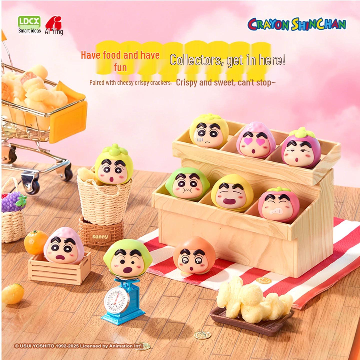 Genuine Crayon Shin-chan Vol. 2 Blind Box: Transforming Cute Handcrafted Figure & Snack Set