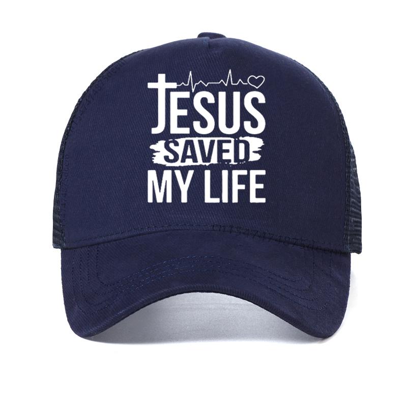 Summer Printed Jesus Saved My Life Dad Hat I Belong To Jesus Tletter Print Baseball Cap Christ Religion Christian Faith Hats