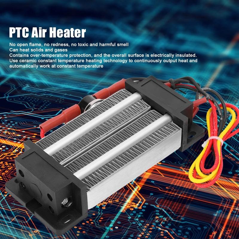 76A2 220V 450W PTC Air Heater Ceramic Heating Element Insulated Constant Temperature Heater Space Heater Replacement Parts