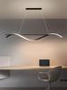 Nordic Modern LED Chandelier: Irregular Creative Lighting for Dining, Living Room, or Bar.