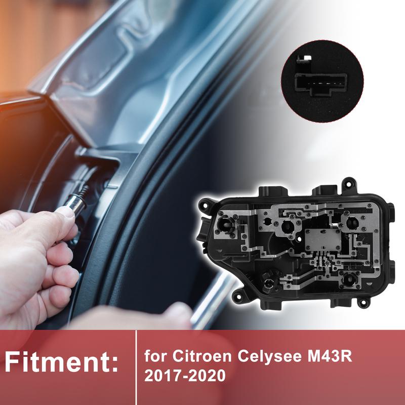 X Autohaux 1 Pcs Left Tail Light Socket for Citroen Celysee M43R 2017- Lamp Bulb Connector