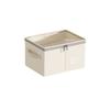 Large Capacity Folding Storage Bin Clear Window Wardrobe Organizer  for Bedroom
