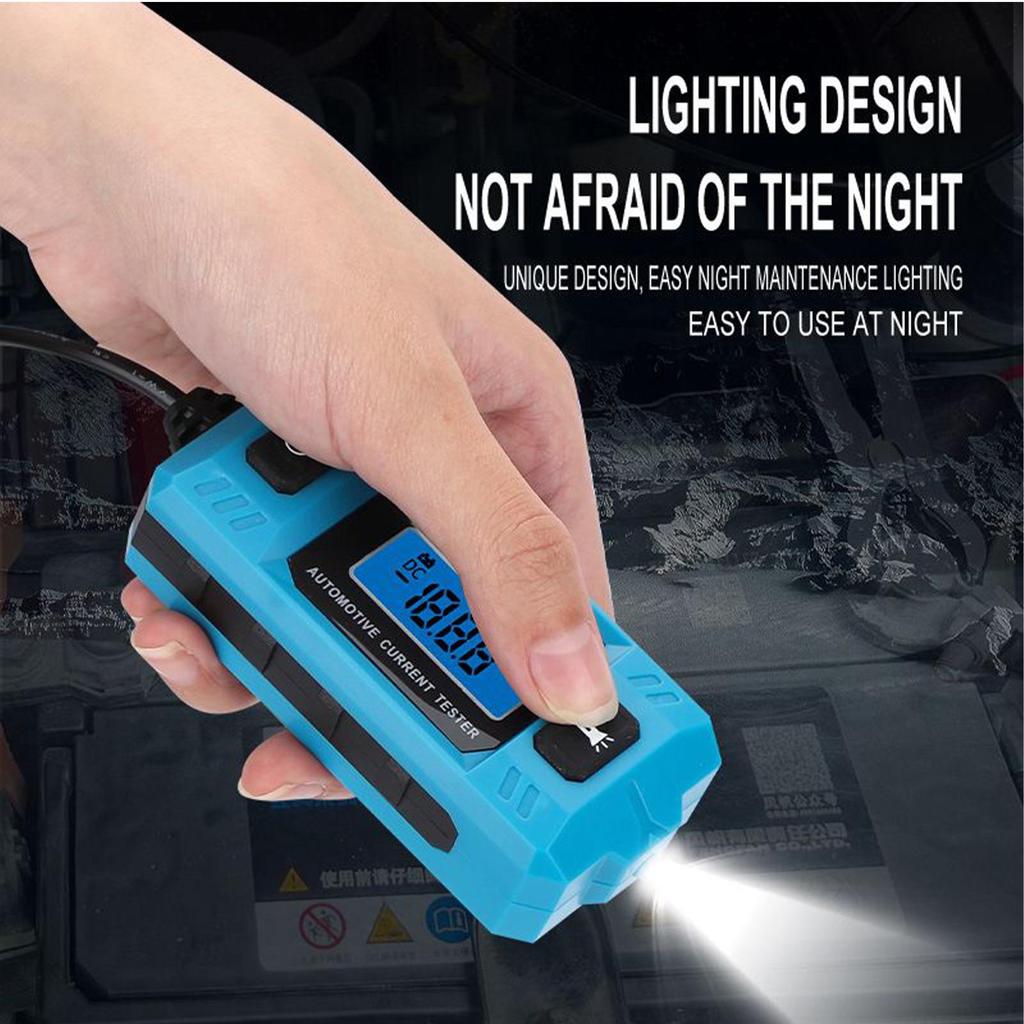 Professional 20A/48V Circuit Probe Tester High-Precision with LCD Screen & Front Light for Auto Shop Garage Diagnostics