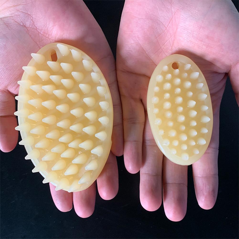 Dog Cat Massage  Comb Soft Silicone Bath Brush Ergonomic Handle Design Cleaing Brush Puppy Wash Tools Without Hurting The Skin