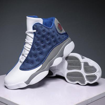 Zapatillas deportivas para hombre con hebilla giratoria cómoda, zapatos de moda juveniles, de alta calidad, de caña alta, prácticos para entrenamiento, zapatos de baloncesto