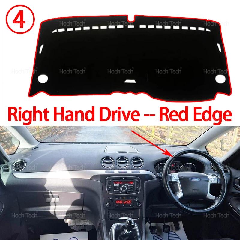 

Car Dashboard Cover Mat for Ford S-Max 2006-2015 Auto Dashboard Cover Dash Mat Board Pad Carpet Dashmat Anti-UV Mats