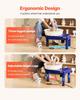 Pottery Wheel, 14 in Ceramic Wheel Forming Machine, 60-300 RPM Adjustable Speed with Foot Pedal Control, Detachable Basin, Adjustable Lift Leg,