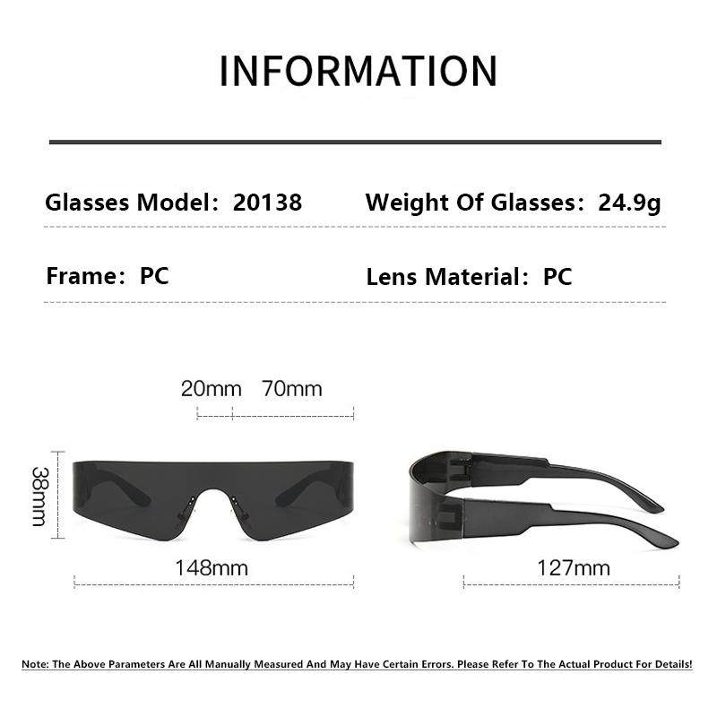 Integrated Couple Y2k Street Photography Concave Shaped Irregular Sunglasses Ins Wind Sunglasses 20138