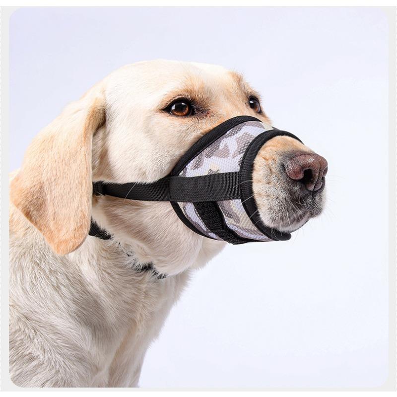 Dog Muzzle New Style Anti-barking and Anti-biting Dog Muzzle Breathable Mesh Pet Muzzle Anti-accidental Eating Pet Mask