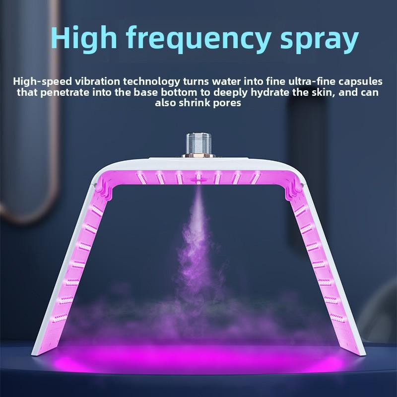Folding Spray Spectrometer Seven-color Color Light Beauty Instrument Large Row Light Mask Skin Rejuvenation Instrument Beauty Salon