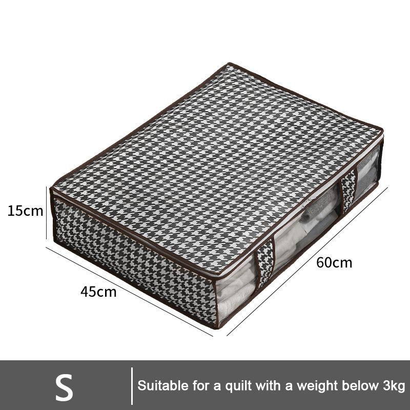 Underbed Storage Bag Large Capacity Transparent Foldable Clothes Quilt Pillow Wardrobe Organizer Sundries Storage Bag