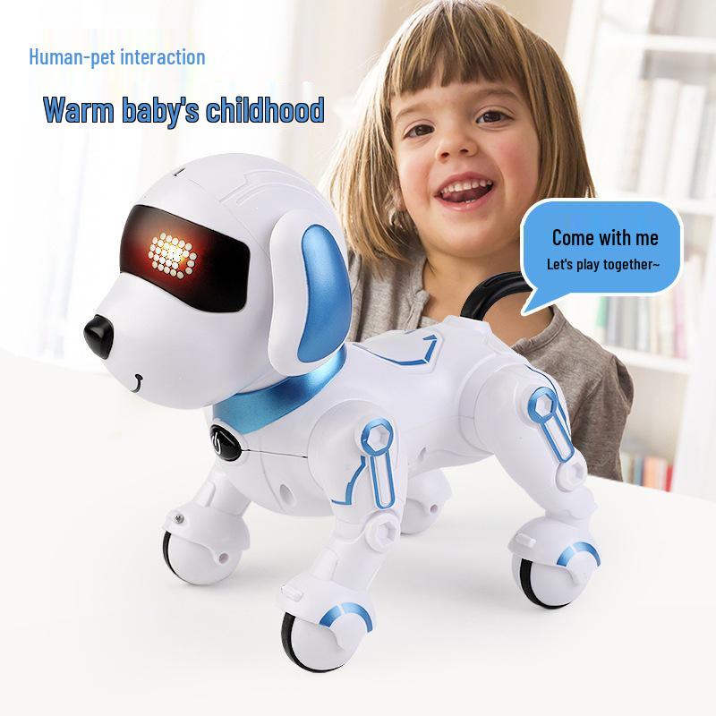 AI-Powered Companion Toy Dog - Remote Controlled Electric Robot for Kids