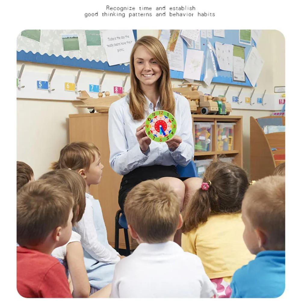 Montessori Children's Clock Toys Cognitive Digital Time Fun Learning Games Clocks Early Learning Educational Toys for Children