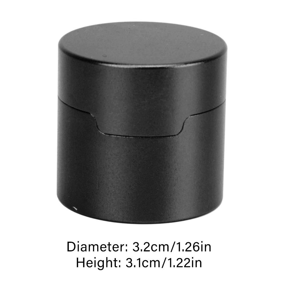 Billiard Accessories Round Billiard Chalk Case Aluminum Alloy Portable Billiard Chalk Holder Cue Chalk Box Holder Pool Sports