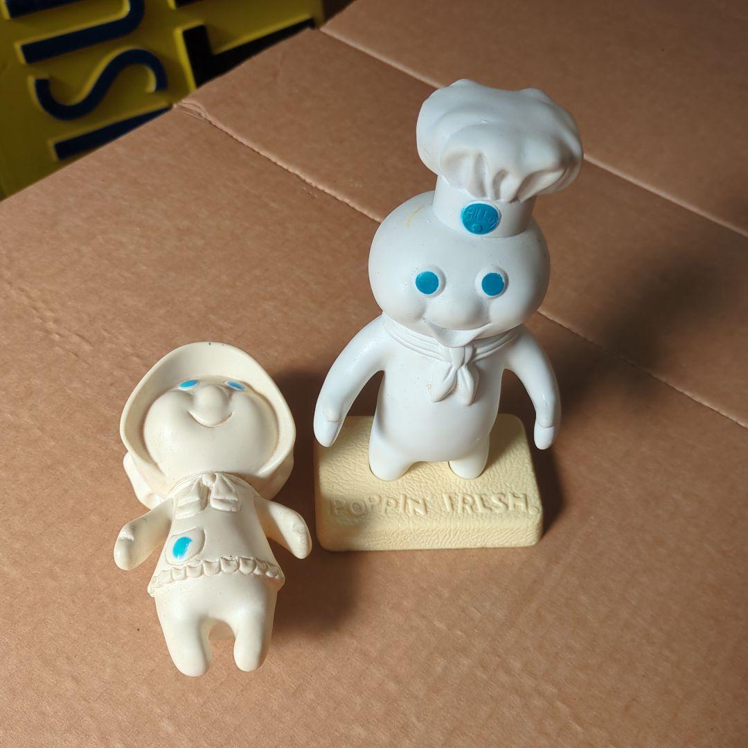 

[USED] 70 s vintage Doughboy figures, two collectibles