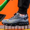 Fashion Rotating Button Safety Shoes Men Steel Toe Sneakers Anti-smash Anti-puncture Work Shoes Lightweight Non-slip Protective Sneakers