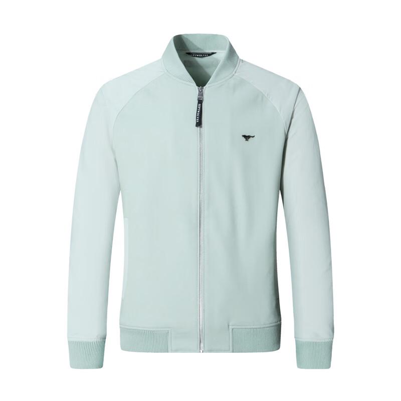 

Septwolves Men s Colorblock Baseball Collar Jacket