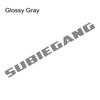 SUBIE GANG JDM Car Windshield Body Sticker For Subaru BRZ Impreza Crosstrek Forester WRX STI Vinyl Decal Car Decor Accessories
