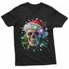 Christmas Skeleton Head Lighting T-Shirt