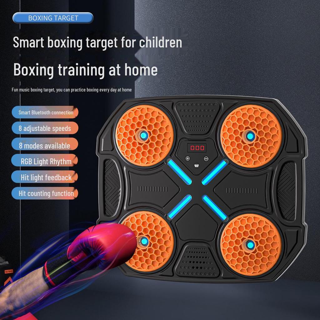 Kid's Smart Music Boxing Trainer: Wall-Mounted Exercise & Training Toy