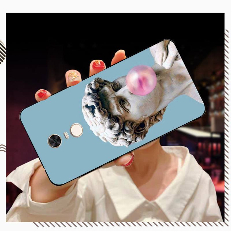 Mona Lisa Handyhülle für Redmi 5 6 7 8 9 A 5plus K20 4X S2 GO 6 K30 pro