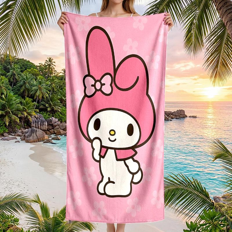 Large Beach Towel Quick Dry Absorbent Towel For Beach IndoorMy Melody