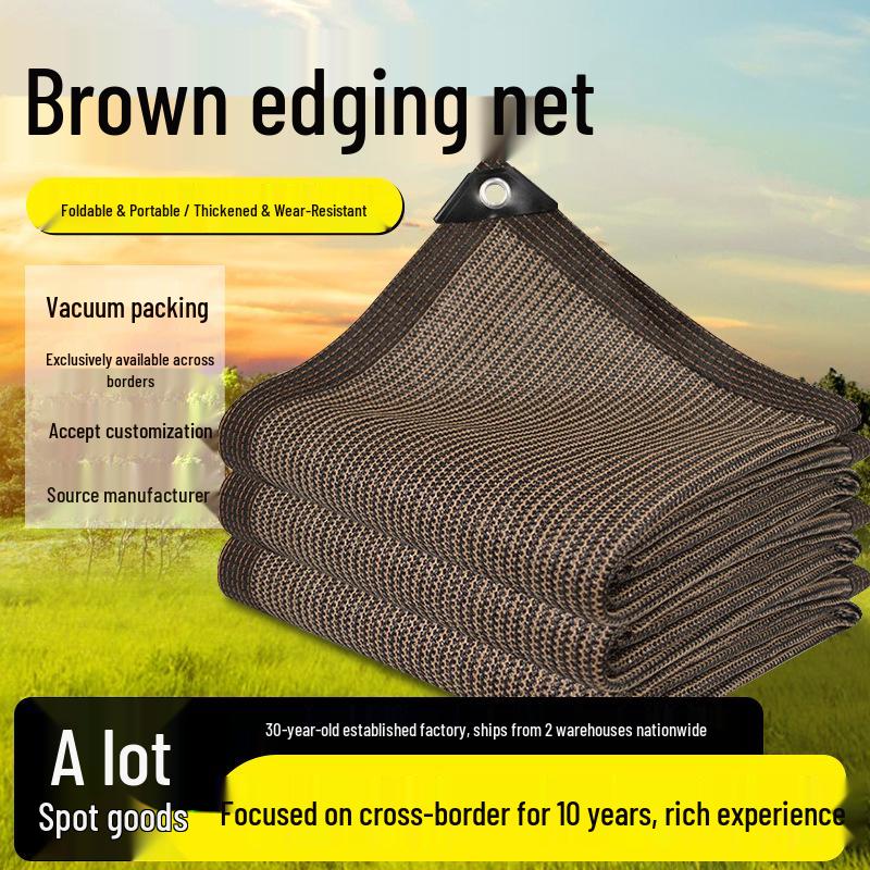 Thickened Outdoor Sun Protection & Wind Blocking Shade Net for Balcony & Flowers