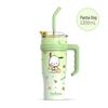 Sanrio Ice Buster Large Capacity Straw Cup - 2025 New Style Jumbo Thermos for Girls