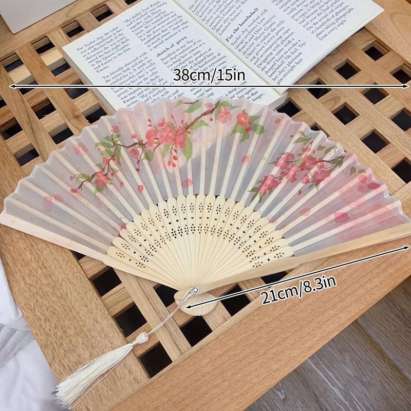 Folding Fan Bamboo Hand Fans Decorative Fan For Women Dancing Fan Gifts Wedding Party Crazy Hour Fans Party Favors