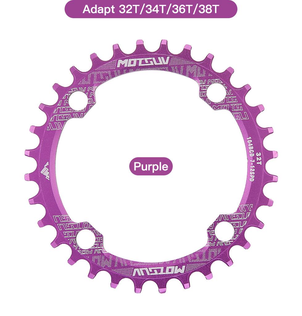 MOTSUV 104 BCD horské kolo Kulatý Oválný Převodník Úzký Široký Pastorek 32T/34T/36T/38T Cyklistický Hvězdicový Kroužek Sada dílů pro Kliky