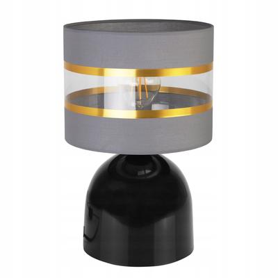 Night Table Lamp, Elegant Gold Lampshade, 20 Cm
