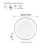 Jingdezhen Underglaze Ceramic Nordic Dinner Plates