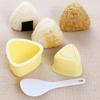 3Pcs/Set Triangular DIY Sushi Mold Plastic Rice Ball Mold Practical Baby Rice Molds  Kitchen