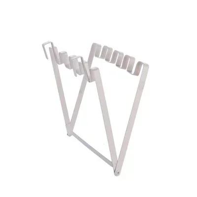 Foldable Garbage Bag Hanging Rack Kitchen Rubbish Holder Cupboard Over Door Storage Shelf Kitchen Accessories Trash Bag Holder