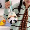 Cartoon Raccoon Shoulder Pouch Cute Golden Snub-nosed Monkey Bag  Children's Gift