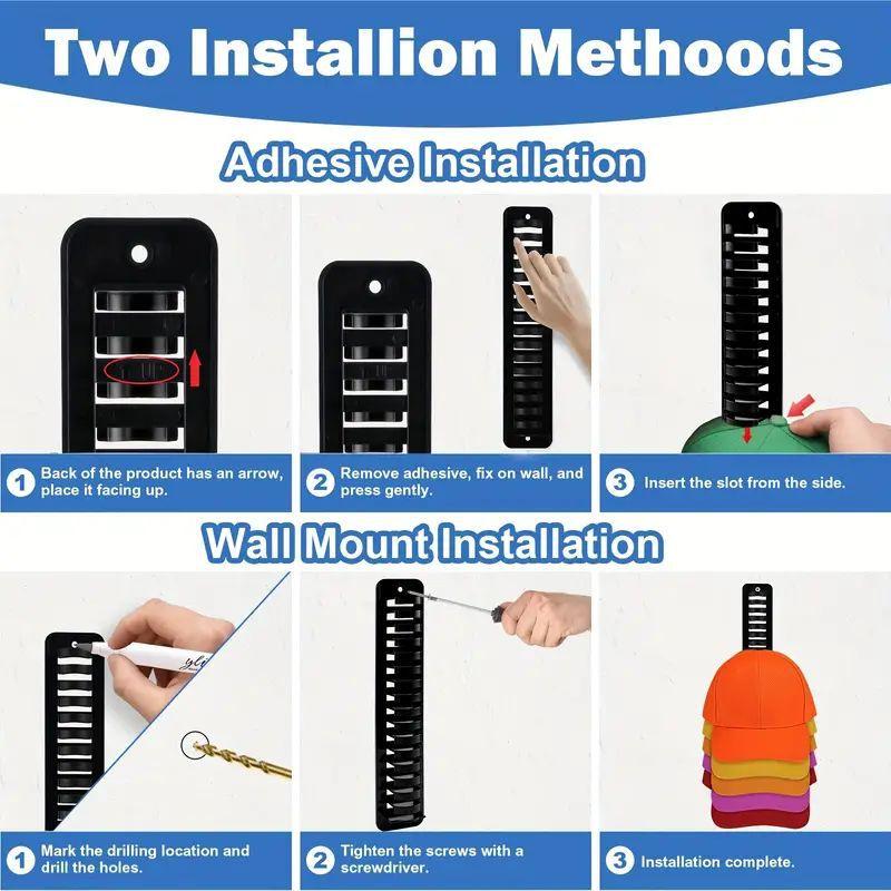 Hanging Hat Organizers For Baseball Cap Felt Storage Holders For Bedroom Closet Space Saving Wall Door Felt Storage Rack