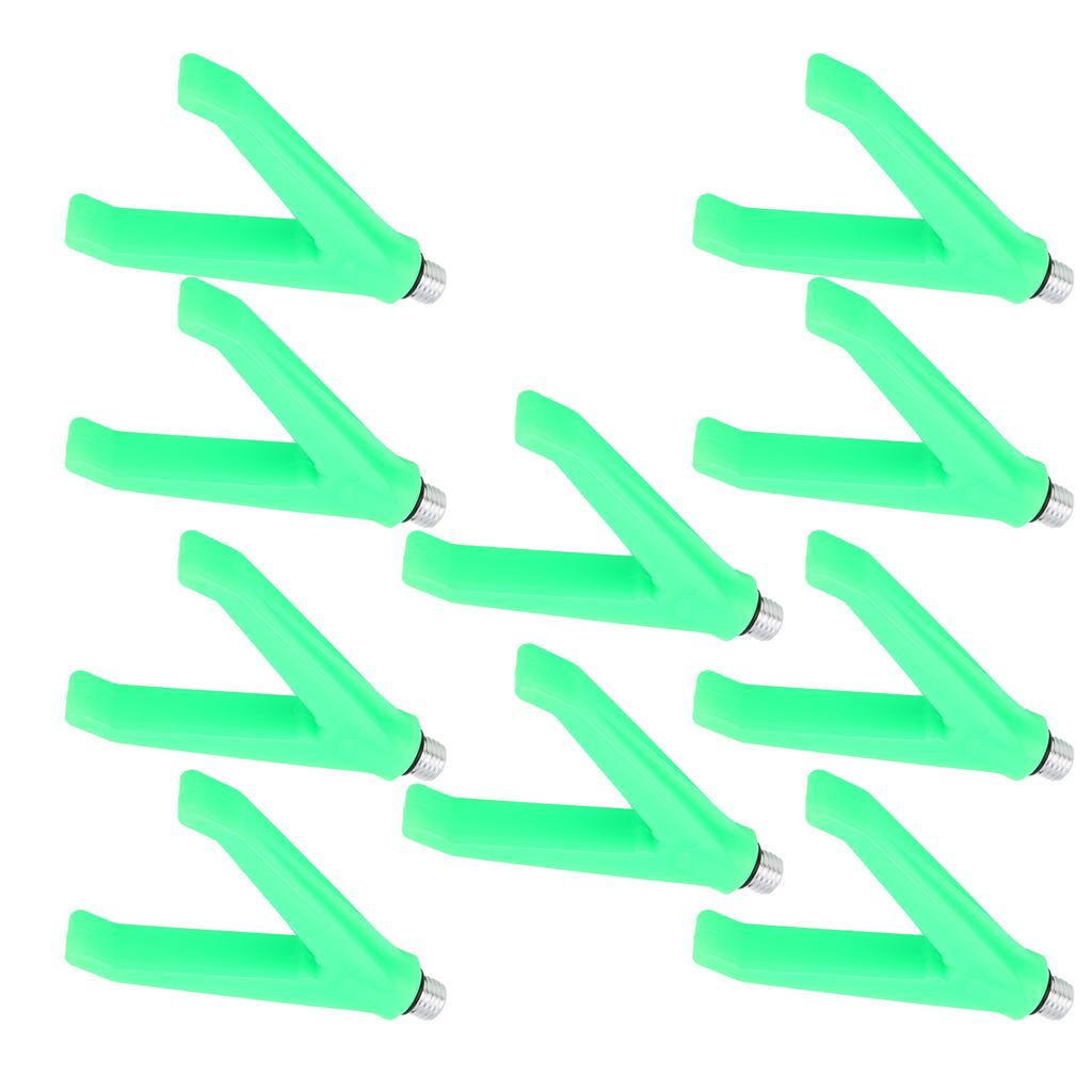 10Pcs UHead VHead Fishing Pole Rest Rod Butt Grip Stand Holder Fishing Accessory(VHead )