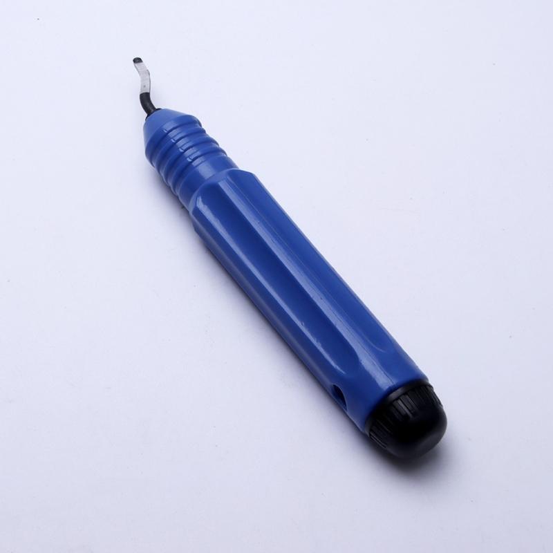 Professional Alloy Edge Trimming Tool Edge Burr Remove Metal Scrapbooking Tool Portable Reamer Burr Remover with Blades