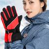 Winter Gloves 1 Pair Patchwork Non-Slip Palm Finger Fleece Sports Cycling Lining Unisex Outdoor for Fishing Riding