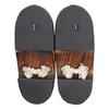 Geta in Dull Burnt Paulownia Wood for Girls [KYOETSU] (Japanese Clogs) (3 Khaki, measurement_18_point_0_centimeters)